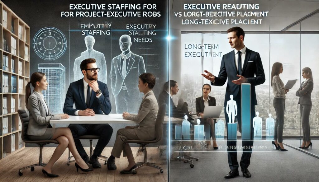 Between Executive Staffing & Executive Recruitment Companies